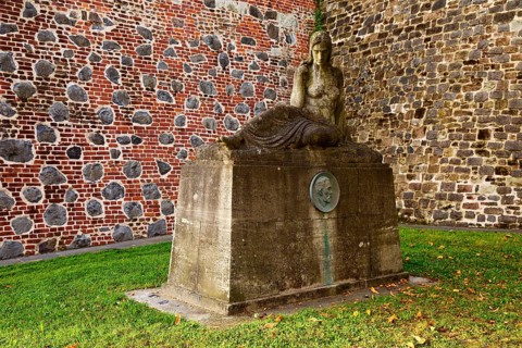 Brassert Monument by Hubert Netzer, Hermann Brassert elaborated the Prussian Mining Law of 1865,