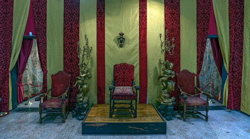 Reception room in the Villa del Principe, Palazzo di Andrea Doria, Piazza dei Principe, Genoa.