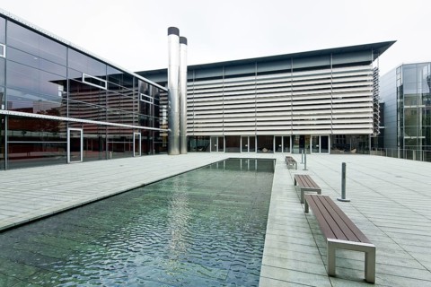 Saxon State Parliament, inner courtyard