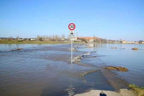 Elbe in Dresden, Flutgraben