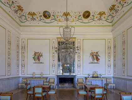 Interior of Villa Pisani, Stra, Province of Venice, Italy, Europe