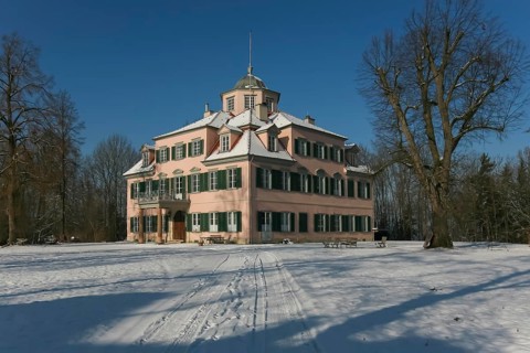 Lindich Castle, built from 1738 to 1741 by Prince Friedrich Ludwig, hunting and pleasure palace,