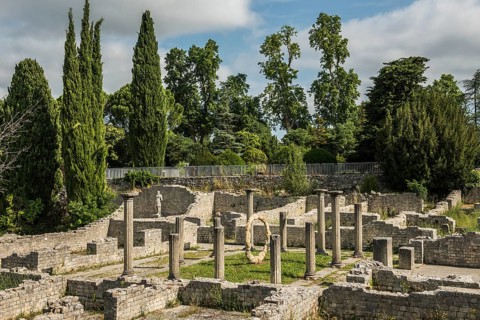 Roman archaeological site, Vaison-la-Romaine, Département Vaucluse, Provence, Provence-Alpes-Côte