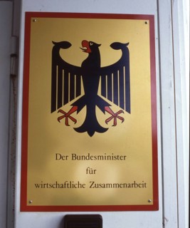 DEU, Germany: The historical slides from the 84-85 r years, Bonn. 10.7.1984. Ministry for Economic