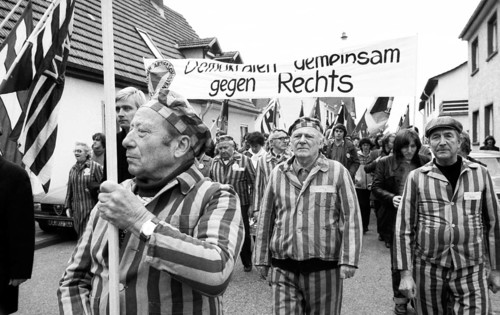 The party congress of the National Democratic Party of Germany (NPD) triggered protests against