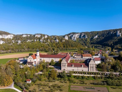 Archabbey of St Martin at Beuron, a Benedictine monastery in Beuron in the Upper Danube Valley, in