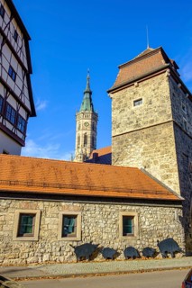 Urach Residence Palace and Collegiate Church of St. Amandus, Bad Urach, Swabian Alb,