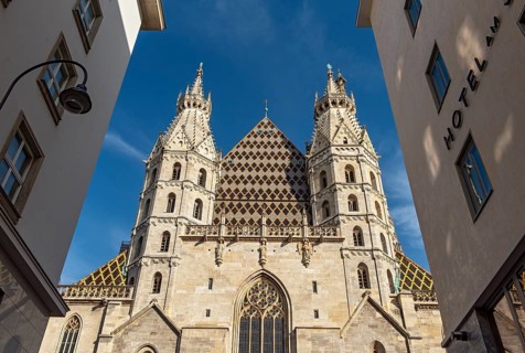 West front, Stephansdom, St. Stephen's Cathedral, Vienna, Wien, Austria, Europe