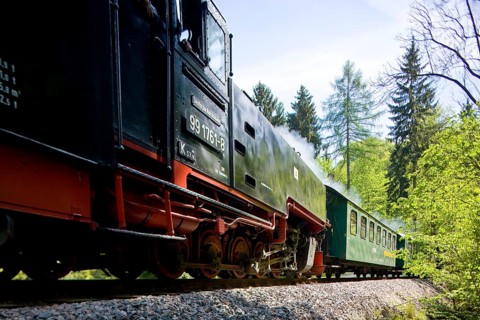 Rabenauer Grund, after the severe damage caused by the floods of 2002, the popular narrow-gauge