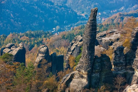 Schrammsteine in Saxon Switzerland