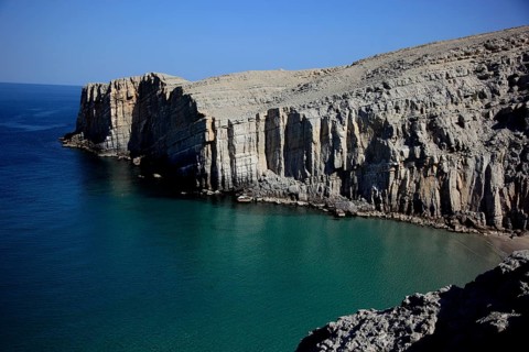 Arabian Gold Coast, near Bukha, Bukha, in the Omani enclave of Musandam, Oman, Asia