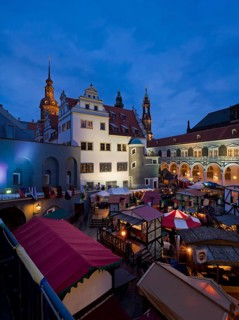 Historic Christmas Market in the Stable Yard of the Residence Palace