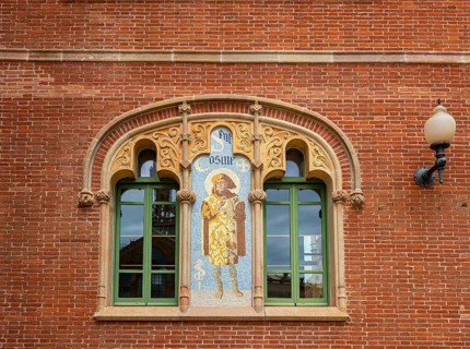 Historic hospital complex of the Hospital de la Santa Creu i Sant Pau, Barcelona, Catalonia, Spain,