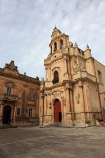 City of Ragusa, Church, Chiesa di San Guiseppe in Piazza Pola in the late Baroque district of
