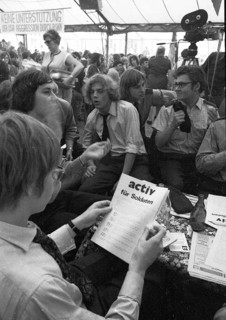 The congress of the DKP-affiliated Socialist German Workers' Youth (SDAJ) on 11.09.1971 in Bremen