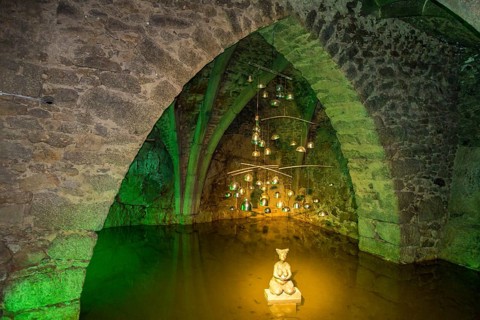Medieval cistern, Weitra, Lower Austria, Austria, Europe