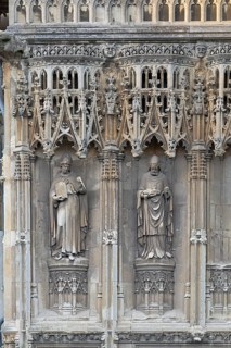 Detail, Cathedral, Canterbury, Kent, England, Great Britain