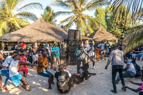 Tug of War Competition, Sanyang, Gambia, West Africa, Africa