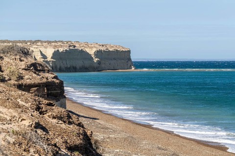 Coastline, Peninsula Valdes, Chubut Province, Argentina, South America