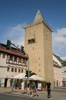 Powder Tower, Johannisstraße, Jena, Thuringia, Germany, Europe
