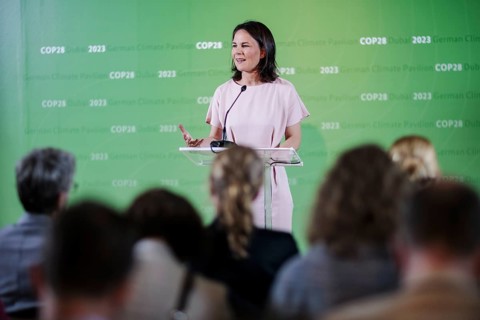 Annalena Baerbock (Buendnis 90 Die Gruenen), Bundesaussenministerin, aufgenommen im Rahmen der