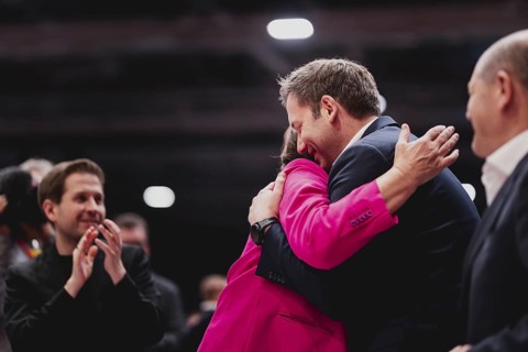 Lars Klingbeil, SPD-Parteivorsitzender, und Saskia Esken, Bundesvorsitzender der SPD, aufgenommen