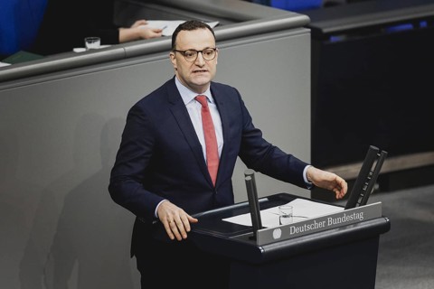 Jens Spahn, Mitglied des Deutschen Bundestages (CDU CSU), aufgenommen im Rahmen einer Sitzung des