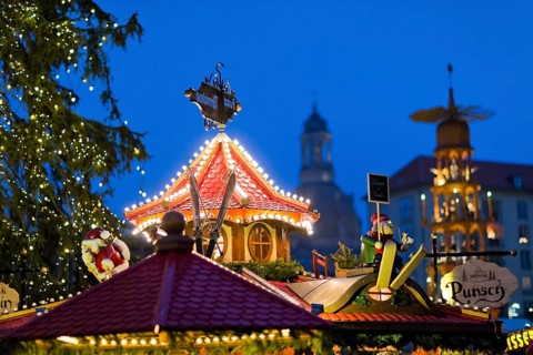 The Striezelmarkt, which has been held since 1434, is the oldest Christmas market in Germany and