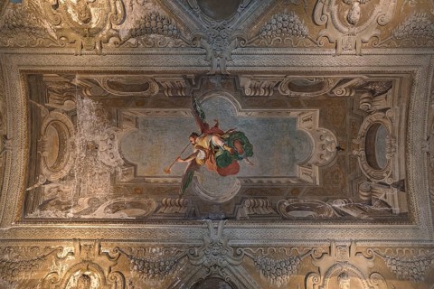 Ceiling fresco in The Golden Gallery, Villa del Principe, Palazzo di Andrea Doria, Piazza dei