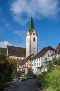 Old Town and Church of the Assumption of the Virgin Mary, Engen, Constance County,