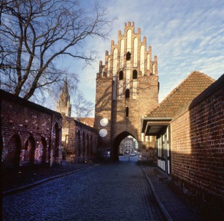 A visit to Neubrandenburg, here on 29.11.1994, still shows a picture of the post-reunification