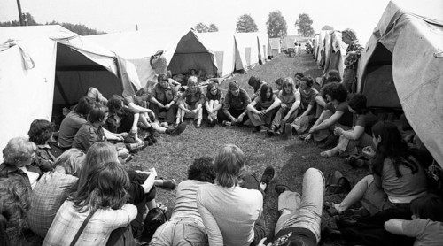 The camps of the DKP-affiliated children's and youth organisations Junge Pioniere and SDAJ at