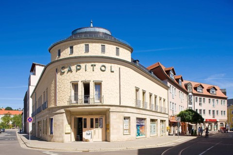 Capitol cinema theatre. Döbeln is located in the Central Saxon hill country in a wide basin of the