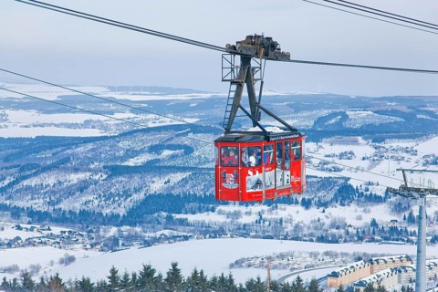 Suspension railway in Oberwiesenthal