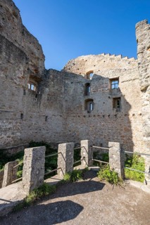 The Altbodman castle ruins on the Bodanrück, Bodman-Ludwigshafen, Constance district,