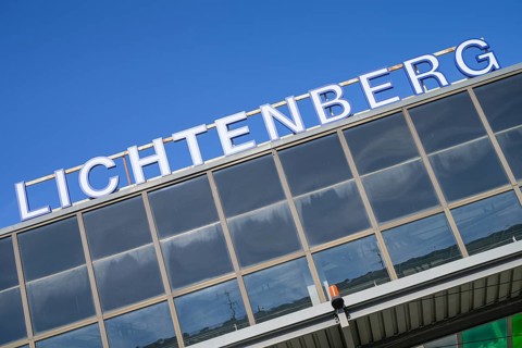 Station Lichtenberg, Weitlingstraße, Lichtenberg, Berlin, Germany, Europe