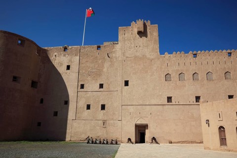 Jabrin Castle or Jabreen Castle is a medieval residential castle in the desert of Oman, also known
