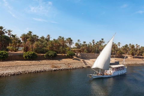 Excursion boat on the Nile, Egypt, Africa