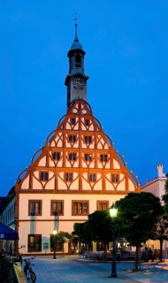 Zwickau Gewandhaus: landmark of the city, built in 1522-1525 in late Gothic style, with Renaissance