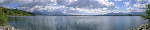 Liptovská Mara Reservoir, Liptovská Sielnica, Žilinský kraj, Slovakia, Europe
