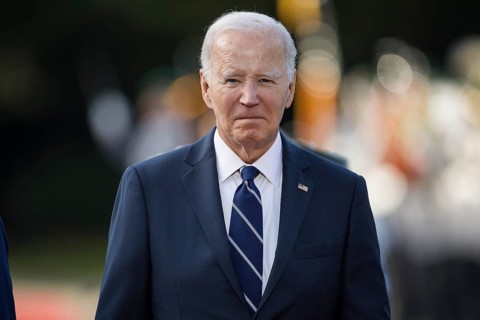 Joe Biden (46th President of the United States) is received with military honours by Federal