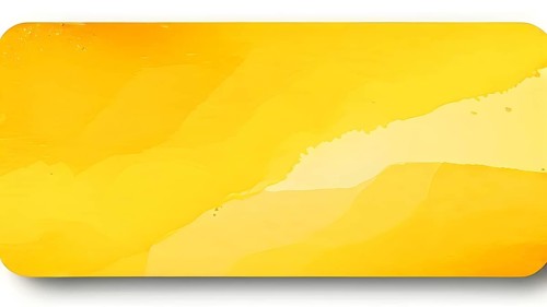 Yellow vector colorful watercolor backgrounds for business card or flyer template, AI generated