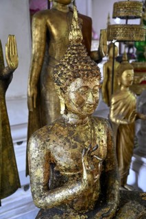 Buddha statue in Wat Arun, Temple of Dawn, Bangkok, Thailand, Asia