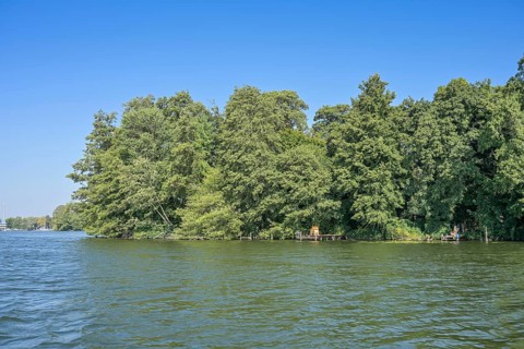 Maienwerder Island, Tegeler See, Tegel, Reinickendorf, Berlin, Germany, Europe
