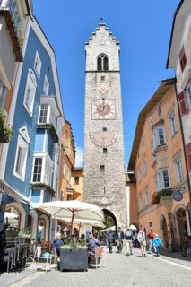 The Zwölferturm in the historic centre of Sterzing, South Tyrol, Italy, Europe