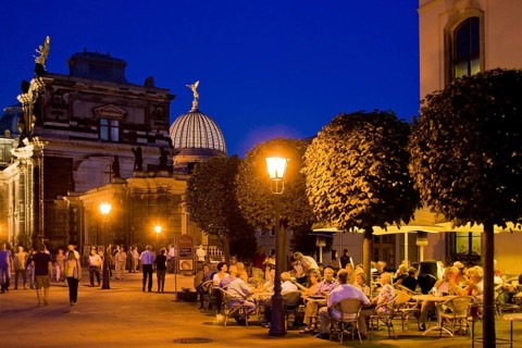 Brühl's Terrace is an architectural ensemble and a tourist attraction in Dresden. The Brühl's