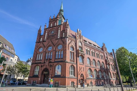 Lichtenberg Town Hall, Möllendorffstraße, Lichtenberg, Berlin, Germany, Europe