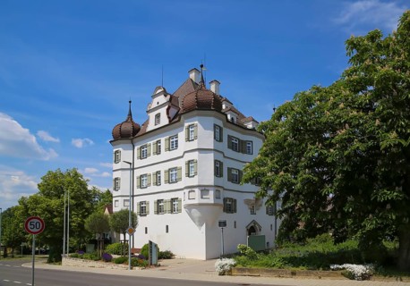 Bernstadt Castle, today municipal administration and local history museum, symmetrical baroque