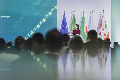 Annalena Baerbock (Buendnis 90 Die Gruenen), Bundesaussenministerin, aufgenommen im Rahmen der