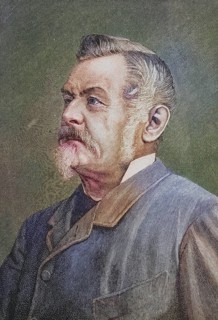 Carl Friedrich Wilhelm Jordan, 1819, 1904, a German writer and politician, c. 1885, Historical,